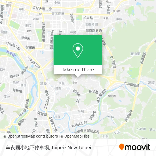 辛亥國小地下停車場 map