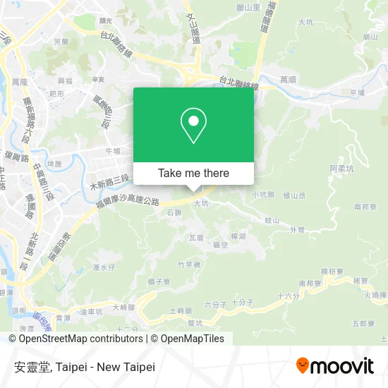 安靈堂地圖