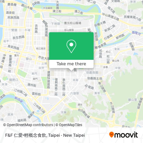 F&F 仁愛•輕概念食飲 map