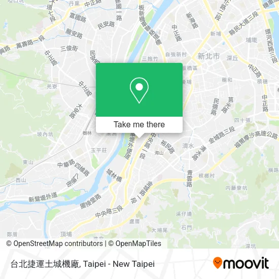 台北捷運土城機廠地圖