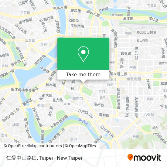 仁愛中山路口地圖