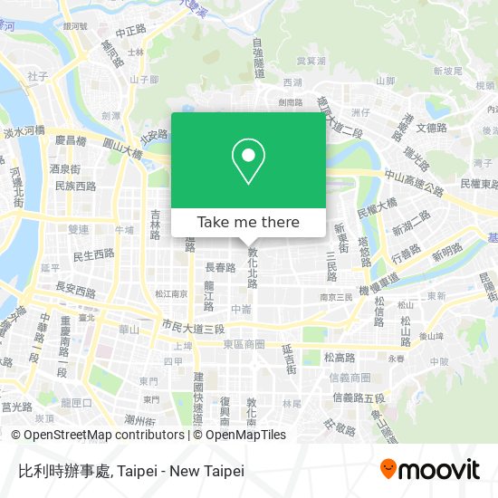比利時辦事處 map