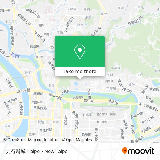 力行新城 map