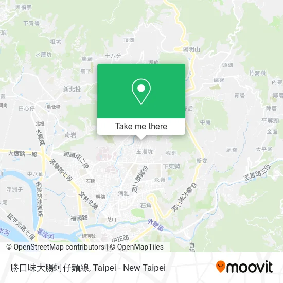 勝口味大腸蚵仔麵線地圖