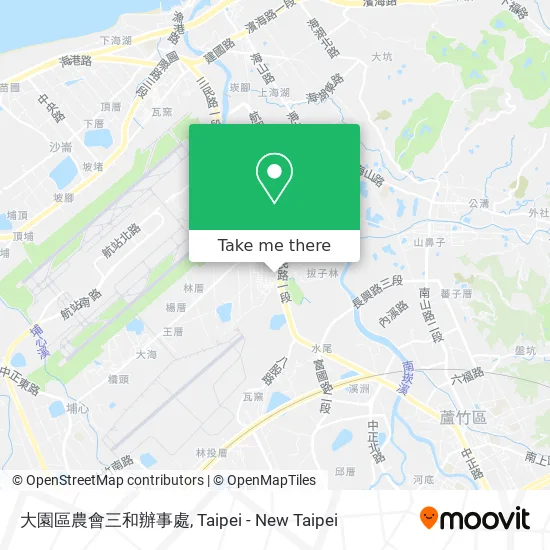 大園區農會三和辦事處 map