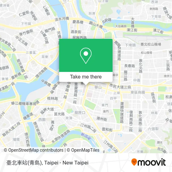 臺北車站(青島)地圖