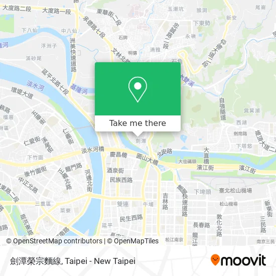 劍潭榮宗麵線 map