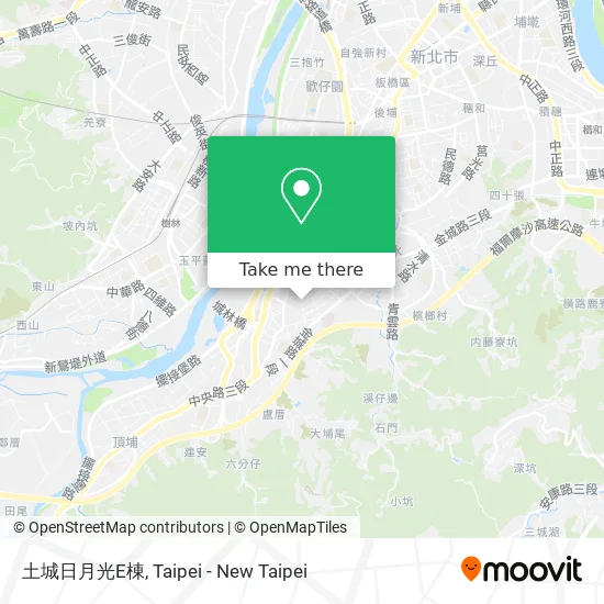 土城日月光E棟 map