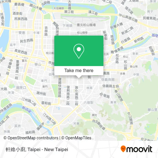 軒維小廚地圖