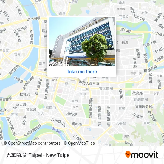 光華商場 map