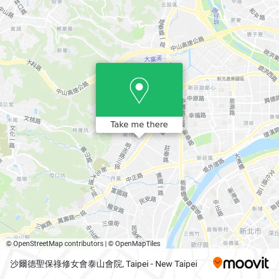 沙爾德聖保祿修女會泰山會院 map