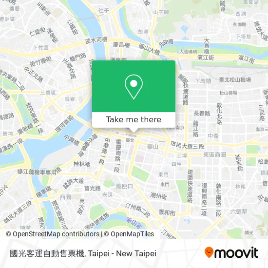 國光客運自動售票機 map