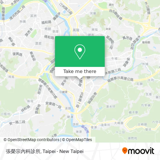 張榮宗內科診所 map