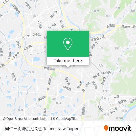 樹仁三街滯洪池C池地圖