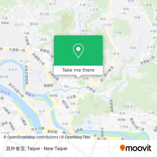 員外食堂地圖