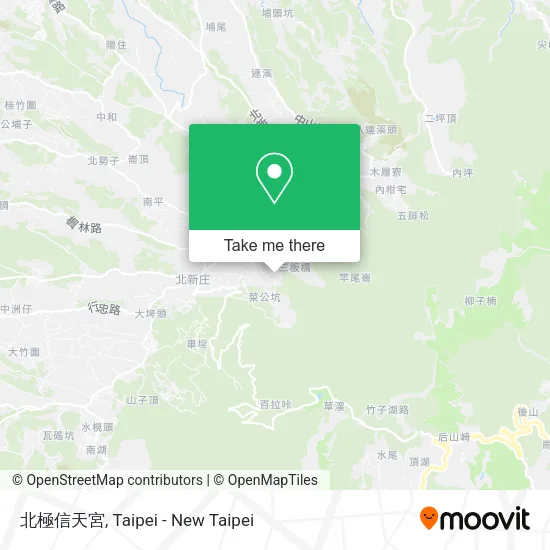 北極信天宮地圖