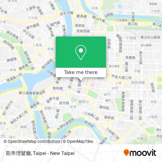 凱帝理髮廳 map