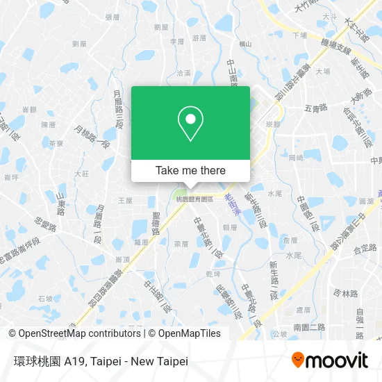 環球桃園 A19地圖