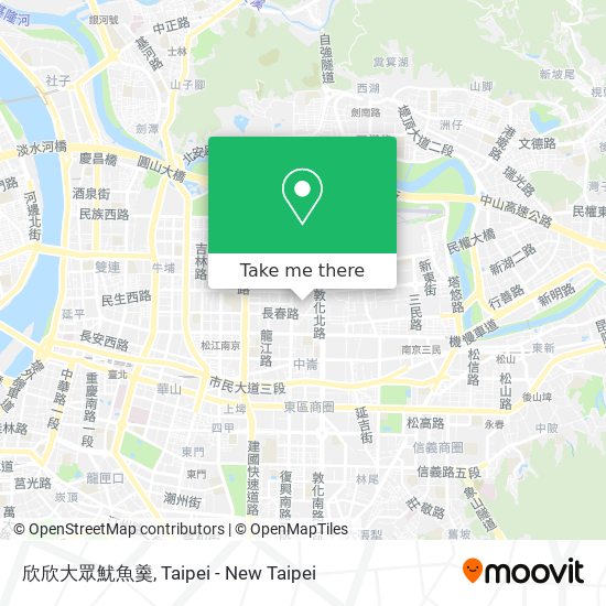 欣欣大眾魷魚羹地圖