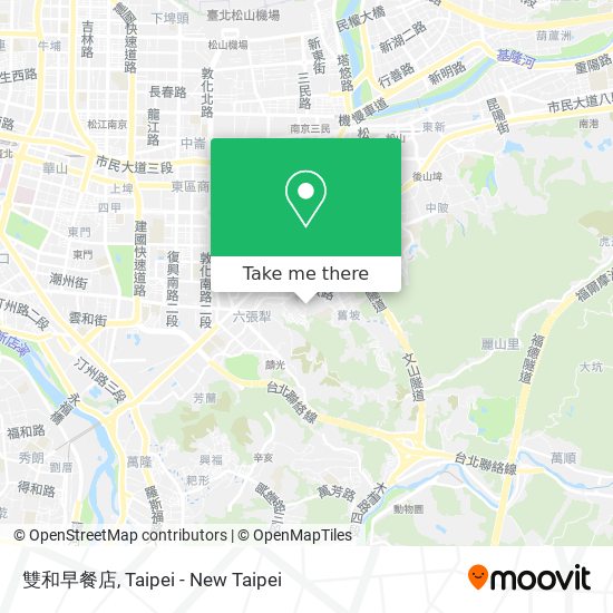 雙和早餐店 map