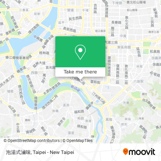 泡湯式滷味 map