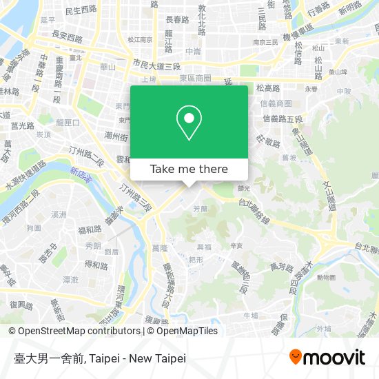 臺大男一舍前地圖