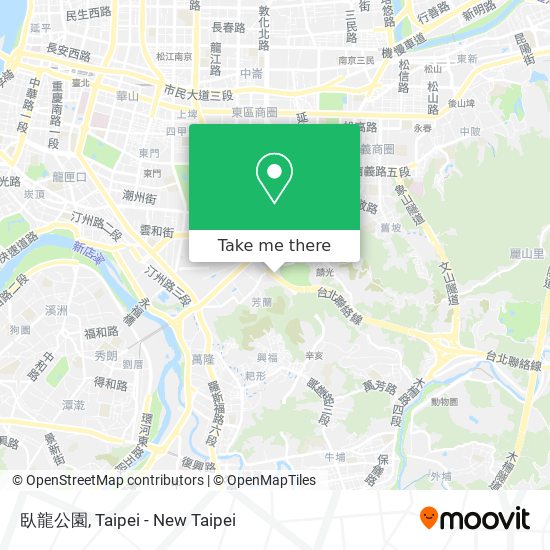 臥龍公園 map