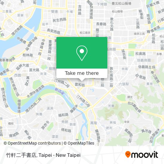 竹軒二手書店 map