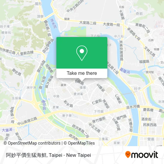 阿妙平價生猛海鮮地圖