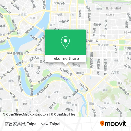 南昌家具街 map