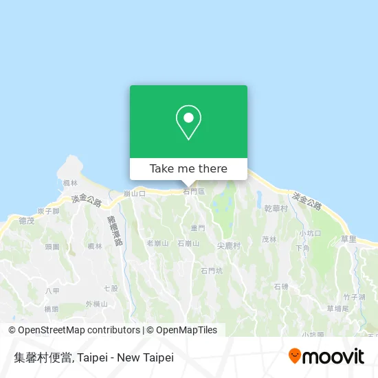 集馨村便當 map