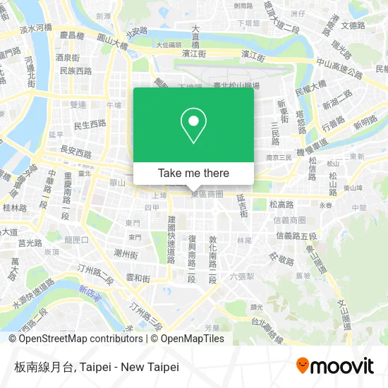 板南線月台地圖