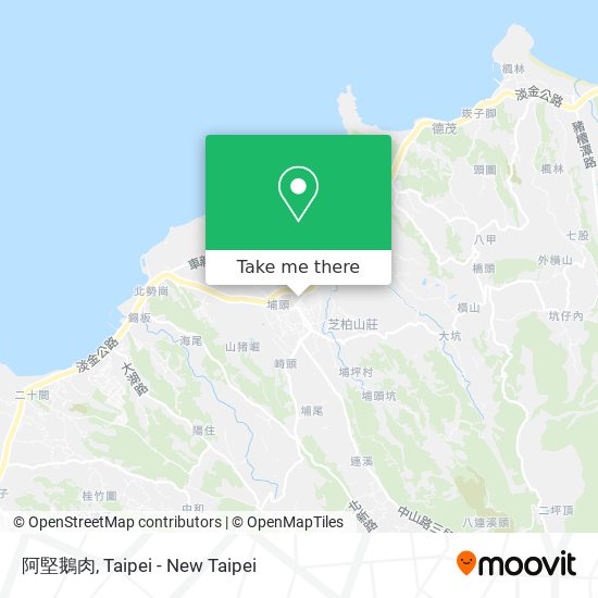 阿堅鵝肉地圖