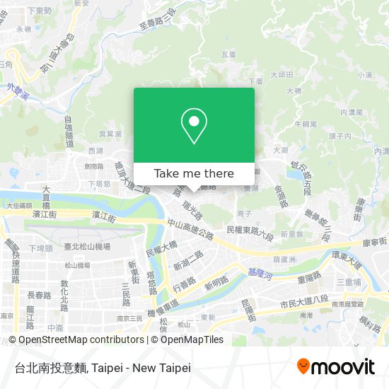 台北南投意麵地圖