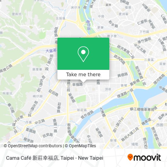 Cama Café 新莊幸福店 map