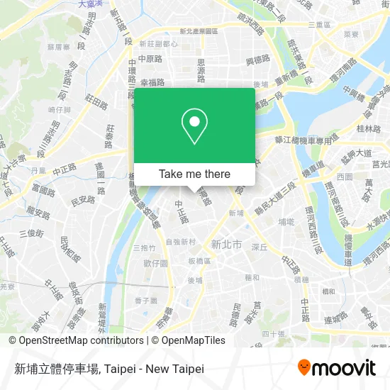 新埔立體停車場地圖