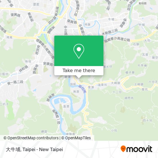大牛埔 map