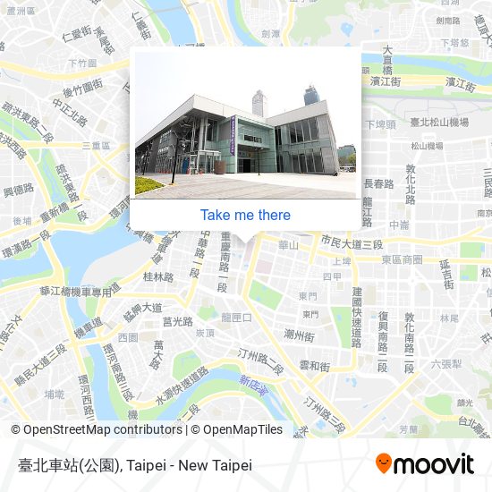 臺北車站(公園) map