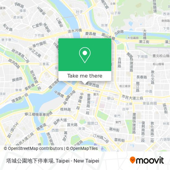 塔城公園地下停車場 map