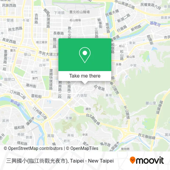 三興國小(臨江街觀光夜市) map