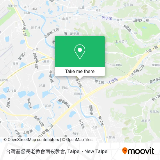 台灣基督長老教會南崁教會地圖