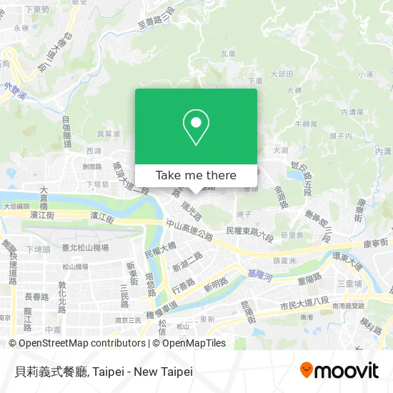 貝莉義式餐廳 map