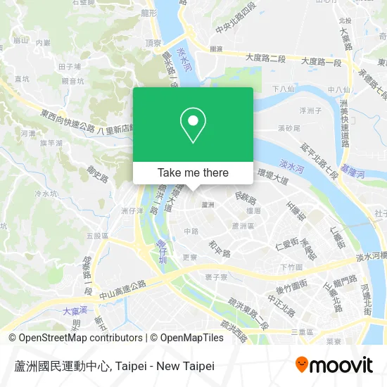 蘆洲國民運動中心 map