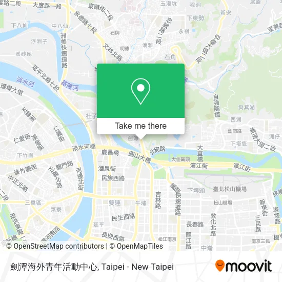 劍潭海外青年活動中心 map