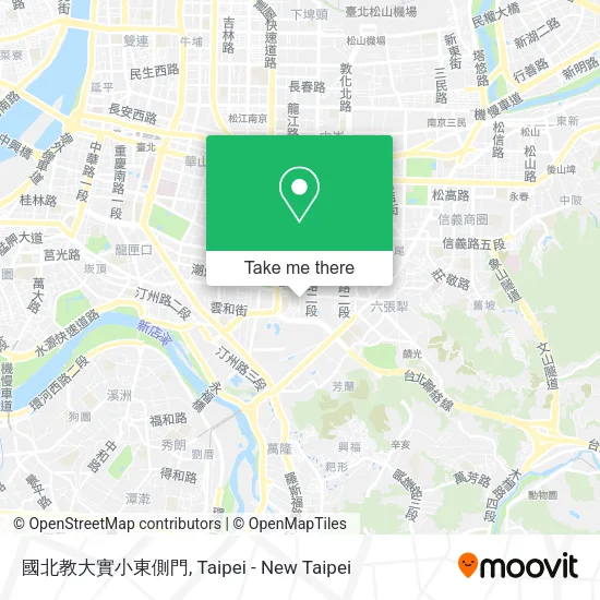 國北教大實小東側門地圖