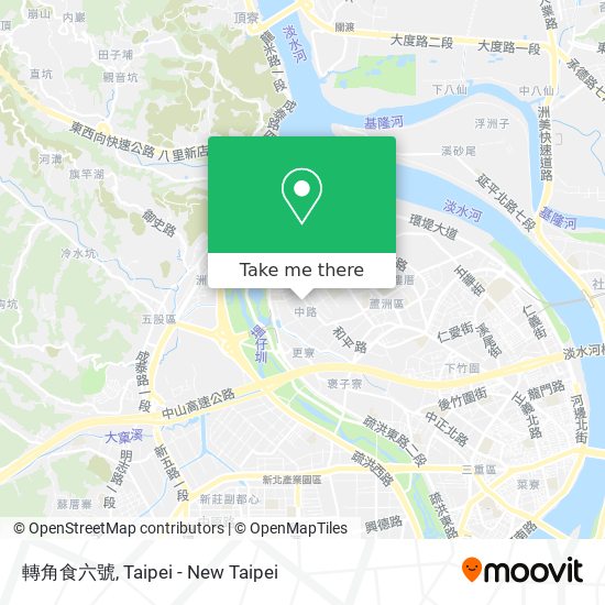 轉角食六號 map