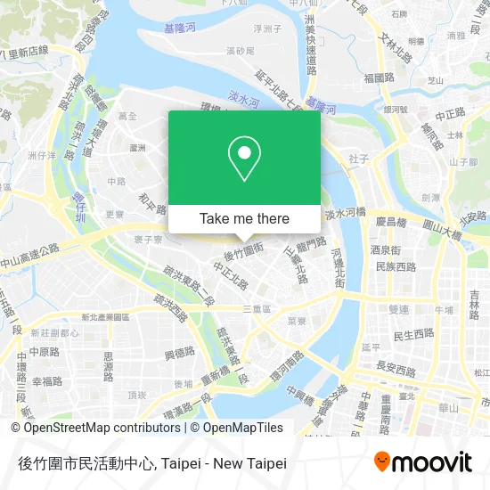 後竹圍市民活動中心地圖