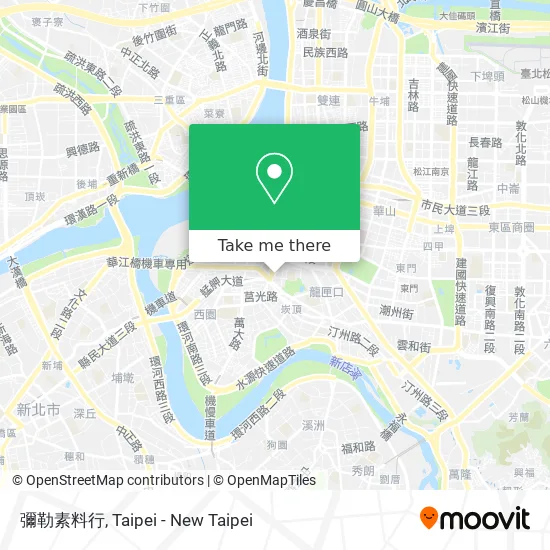 彌勒素料行 map