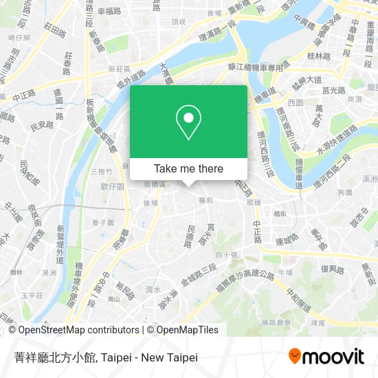菁祥廳北方小館地圖