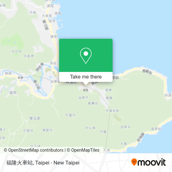 福隆火車站地圖